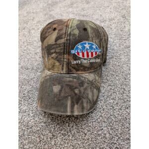 Vintage 2000s Larry The Cable Guy Camo Hat Git R Done Mossy Oak Advantage Timber